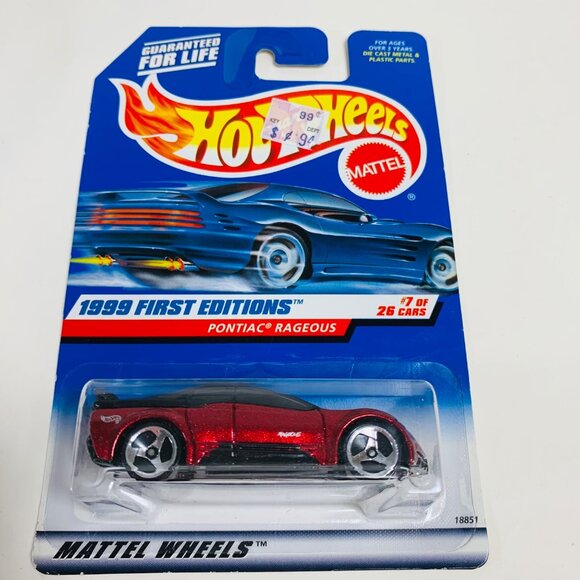 Hot Wheels Lot of 7 Die Cast Cars Baby Boomer Tooned Flames Nightburnerz Series - Picture 4 of 16